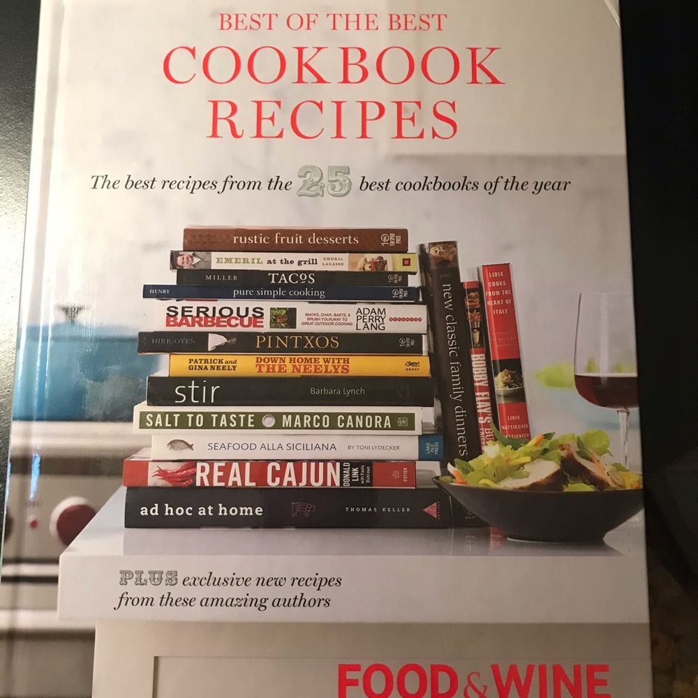 EUC/FOOD & WINE HARD COVER COOKBOOK/2010